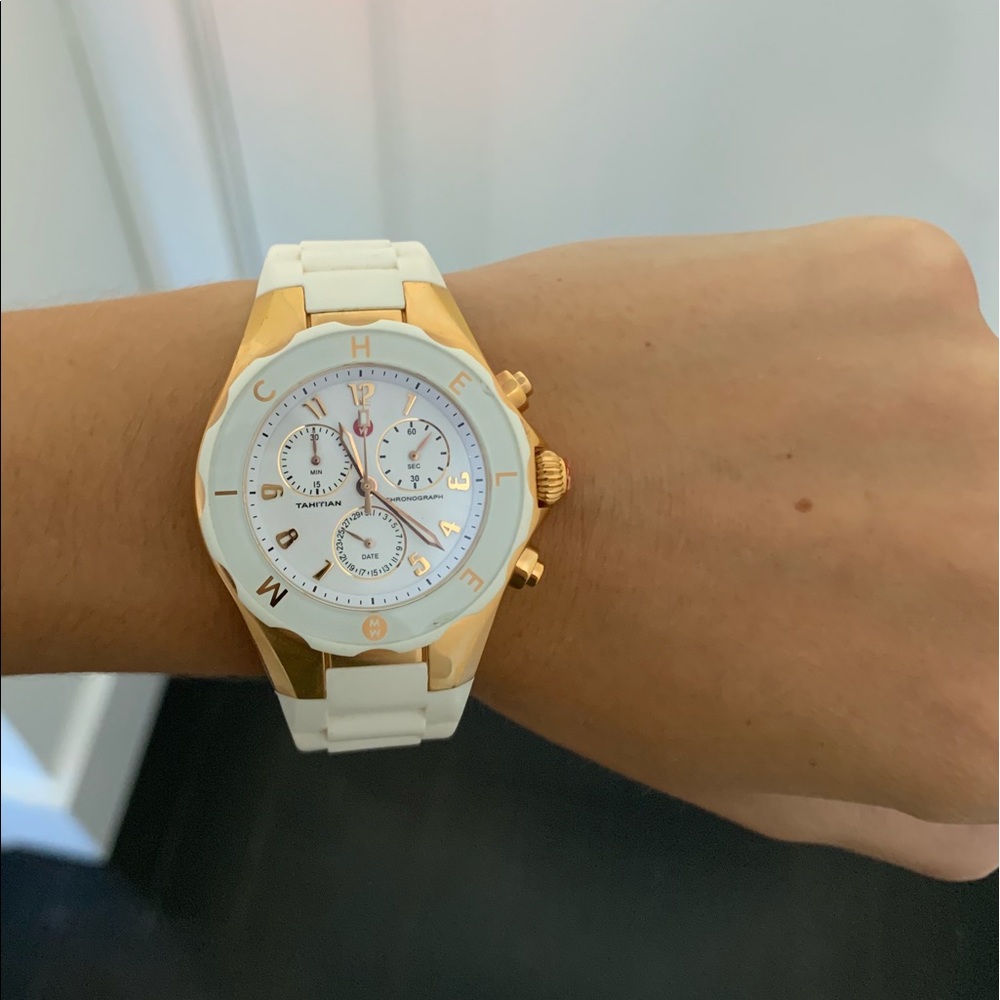 Michele Tahitian Jelly Bean watch